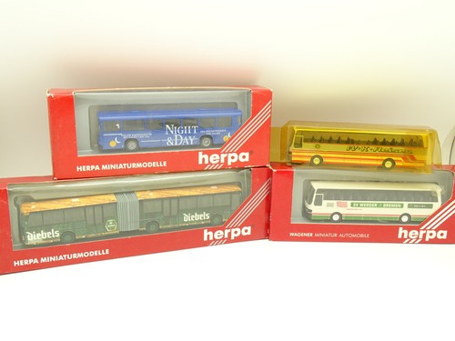 Herpa lot de 4 car - de,